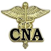 Certified Nursing Assistant Registered Nurse Emblem Lapel Pin - Letters on Caduceus Brooch - RN Medical Ceremonie Clip