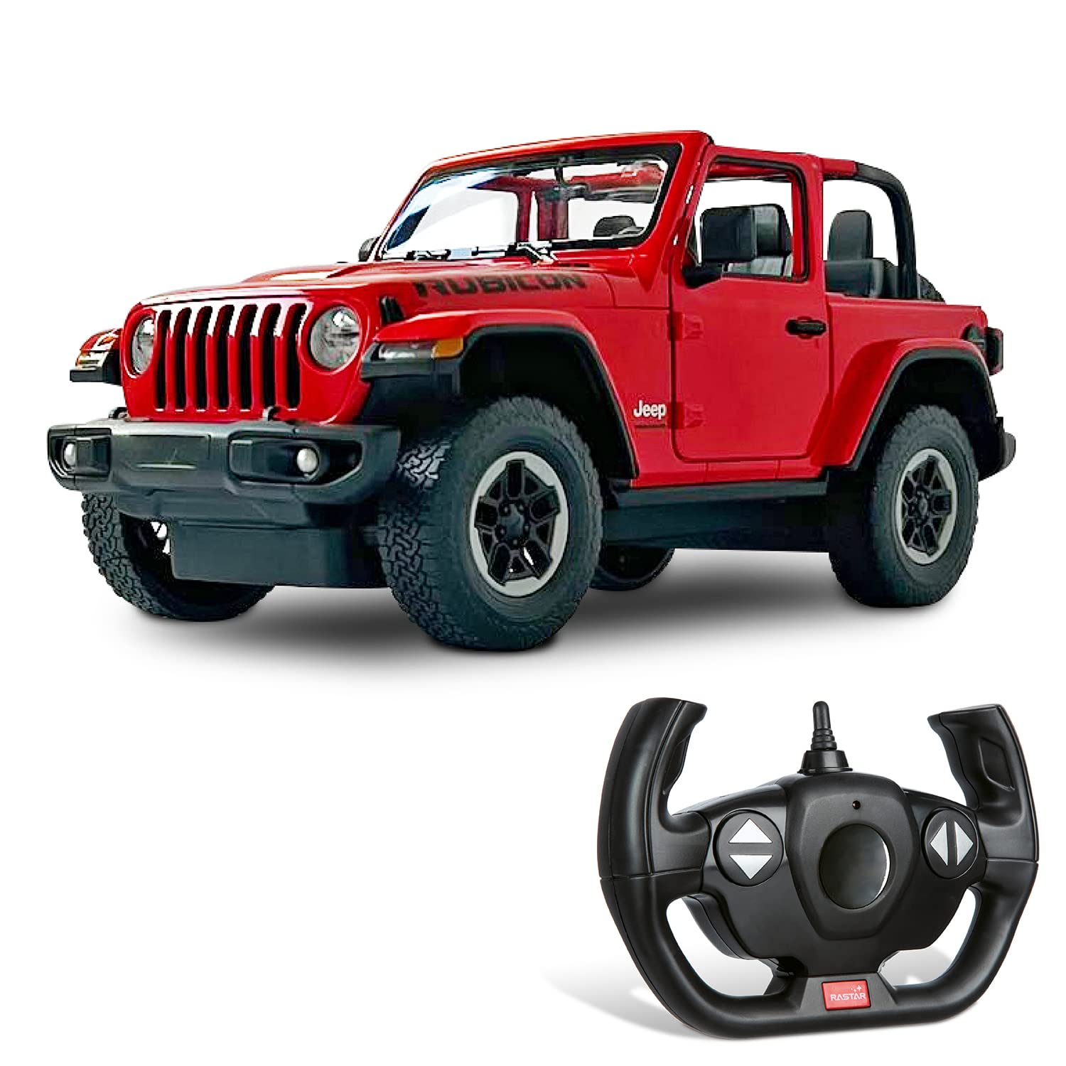 Mondo Motors, JEEP WRANGLER JL, Model in 1:14 Scale, Up to 10 km/h Speed, Children's Toy Car 63607