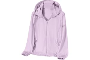 Cromoncent Women's UPF 50+ Sun Protection Jacket Hooded Cooling Shirt for Women with Pocket