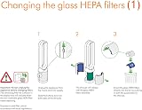 Spares2go 360° Glass HEPA + Activated Carbon Filter for Dyson Pure Cool DP04 view 4