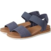 Skechers Women's Desert Kiss Low | Casual sandal, Skechers Plush Foam cushioned comfort footbed, Vegan leather strap upper, flexible outsole