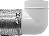 Repa Market 90 Degree 6 inch 150mm Plastic Ducting Elbow Ventilation Connector view 9