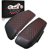 TDZ MOTO Saddlebag Lid Covers for Harley 2024-Up Standard Road King Road Glide Street Glide and Ultra Models, Red-1