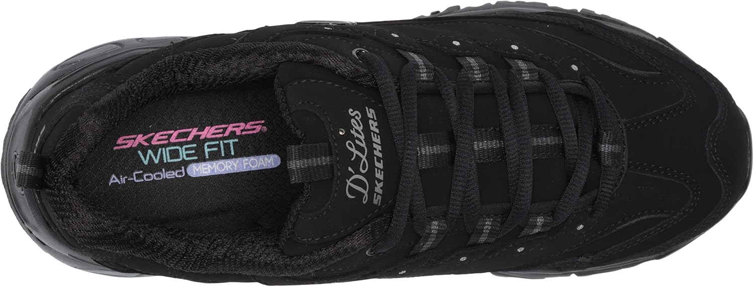  | Skechers Women's D'Lites Memory Foam Lace-up Sneaker | Fashion Sneakers