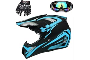 TXXFWJ Adult 4 Wheeler Helmet, Motocross Helmet DOT/FMVSS-218 Certification Comfortable and Breathable Full Helmets for Locomotives Used in All Seasons