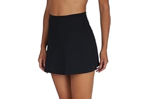 90 Degree By Reflex Tennis Skorts High Waisted Pickleball Skirts with Inner Shorts and Pockets for Women