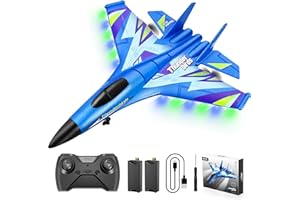 4DRC Foam RC Plane for Kids Adults, Remote Control Airplane RC Jet Helicopter Drone Plane for Kids Adults Beginner, Easy to Fly RC Fighter, Remote Control Aircraft with Automatic Balance Gyro