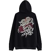 XYXIONGMAO Embroiderd Streetwear Dragon Hoodies Men Techwear Sweatshirt Japanese Black Hip Hop Graphic Hoodie