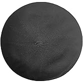 ZARSIO Summer French Beret Breathable Thin Beret Hat Solid Color Beanie for Women Lady