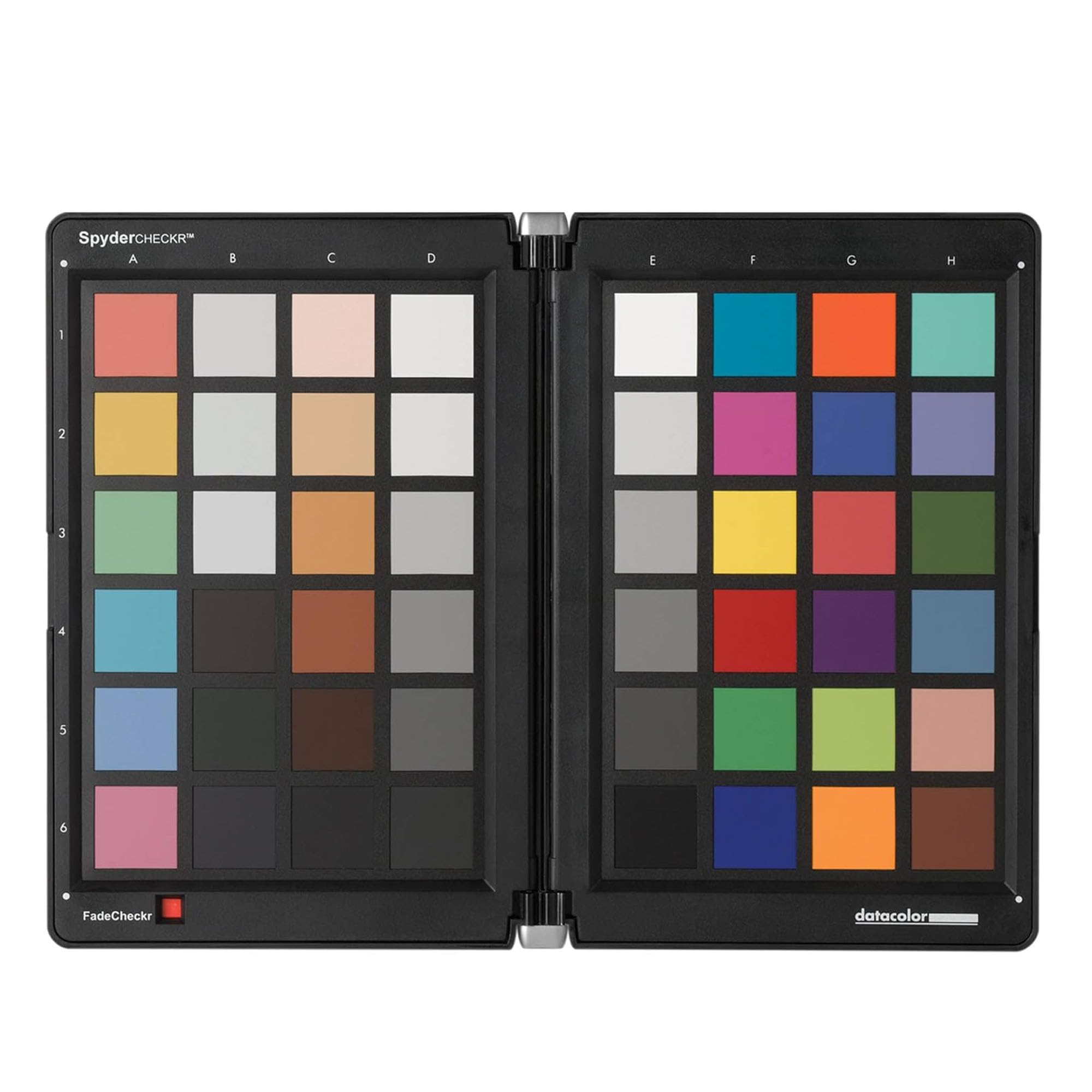 Datacolor Spyder Checkr - Colour Chart for Camera Calibration, 48 Target Colours, with Grey Card for In-Camera White Balance, Ensures Accurate and Consistent Colour with Varied Cameras and Lighting