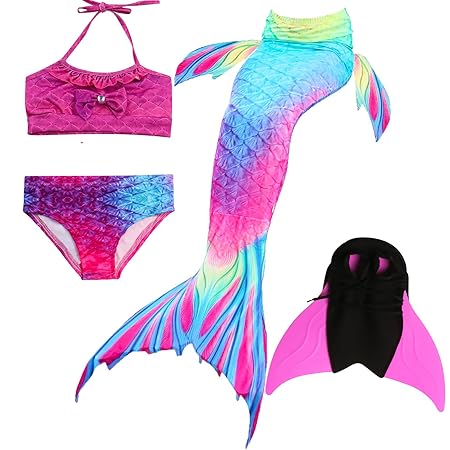Das beste Mädchen Bikini Badeanzüge Schönere Meerjungfrauenschwanz Zum Schwimmen mit Meerjungfrau Flosse Schwimmen Kostüm Sch