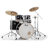Pearl Export 5 Piece Drum Set Jet Black with Hardware (Cymbals Sold Separately) (EXX725SN/C31)