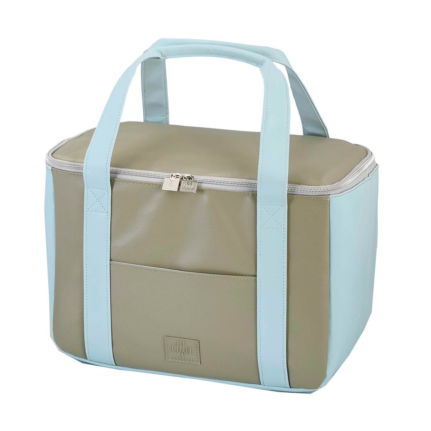 Very Big Cooling Bag Be Cool City "Island Paradise" in Size L with 44x 22 x 29cm, Approx. 28 l Volume - Enough Place for a Big Purchase. Stylish Bag with Ergonomic Handles.
