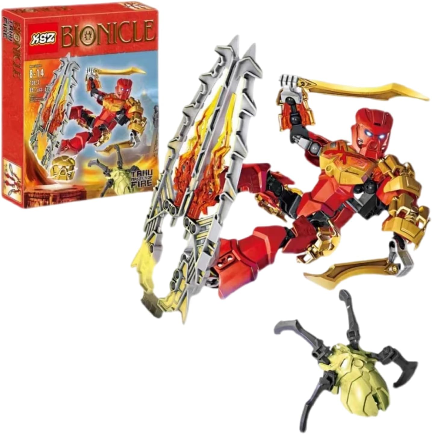 Bionicle Warrior of Frie Soldiers，Building Block Compatible Bionicle