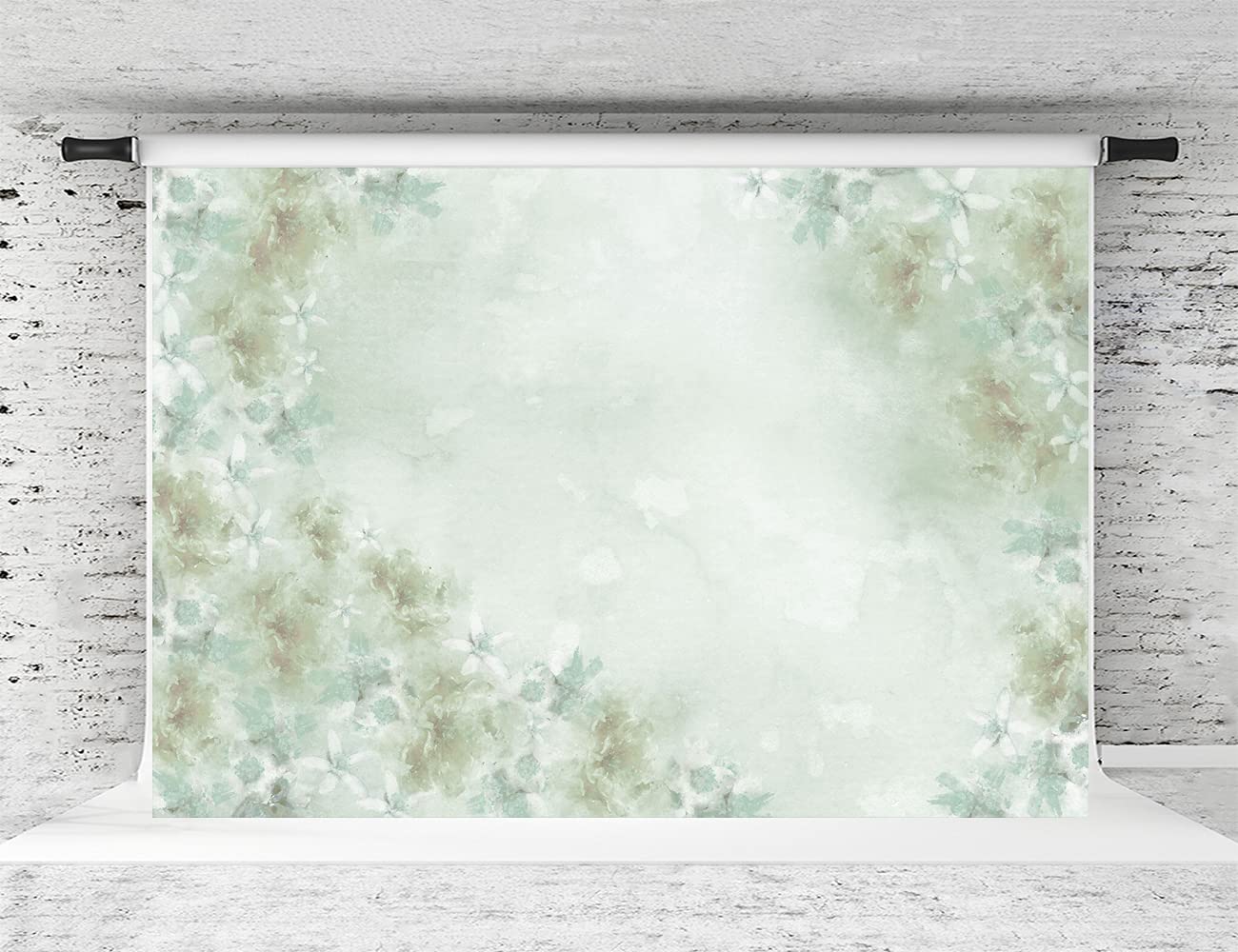 Kate 2.2x1.5m/7x5ft Green Flowers Backdrop Absract Light for Photography Portrait Photography Photo Booth Photostudio