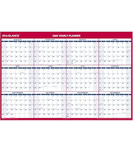 2025 Desk Calendar 3-Pack - Extra Large 22x17 Inch Tear-Off Monthly Wall Planners