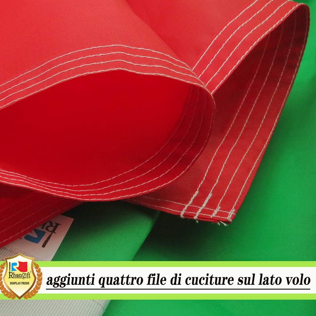 rhungift Heavy Duty Italy Flag 3x5 Ft, Longest Lasting Oxford Nylon 210D - Image 5