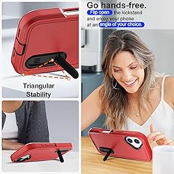 AICase for iPhone 16 Case with Built-in Stand,Tripe