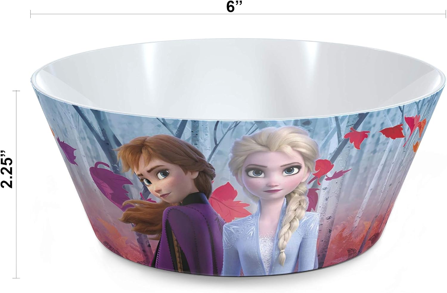 Elsa & Anna, 16 oz, BPAFree, 2pc Set LeakProof Water Bottle Designs Made of Plastic Zak