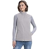 33,000ft Women's Fleece Vest, Lightweight Warm Polar Soft Vests Outerwear with Zip Up Pockets, Sleeveless Jacket for Winter