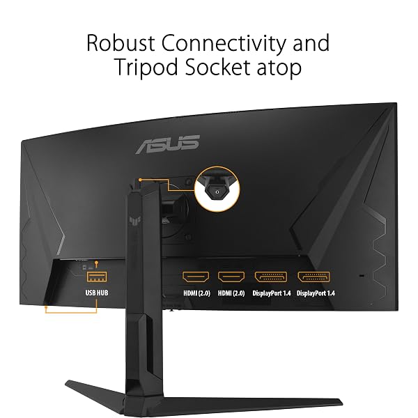 ASUS TUF GAMING 34” 1440P 1500R CURVED MONITOR (VG34VQL3A) – QHD (3440 X 1440), 180HZ, 1MS, EXTREME LOW MOTION BLUR, FREESYNC PREMIUM PRO, 125% SRGB, DISPLAYHDR 400, HEIGHT ADJUSTABLE, 3 YEAR WARRANTY