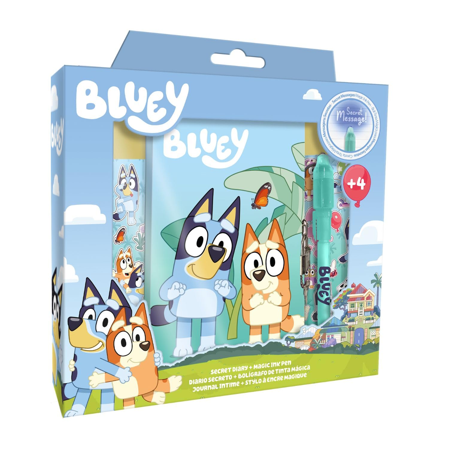 Kids Licensing - Diary with Bluey Magic Pen