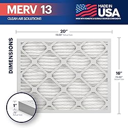BNX TruFilter 16x20x1 Air Filter MERV 13