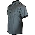 First Class 100% Polyester Short Sleeve Men's Uniform Shirt White