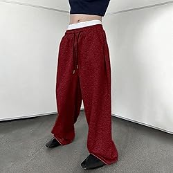Baggy Sweatpants Men Wide Leg Sweats Pants Loose
