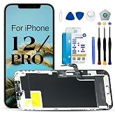 EFAITHLIFE for iPhone 12/12 Pro Screen Replacement 6.1 inch,LCD Display Touch Screen Digitizer Assembly with Repair Tools Set, Compatible with A2403, A2172, A2402, A2404，A2407, A2341, A2406, A2408
