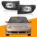 YLT AUTO Fog lamp Fit 2001 2002 2003 For Honda