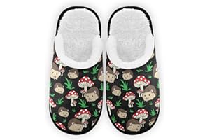 Umidedor Slippers Soft Memory Foam Non-Slip Indoor House Slippers Home Shoes For Bedroom Hotel Travel Spa