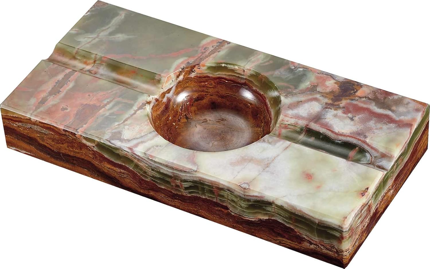Amazon Com Visol Products Vash807b Garnet Onyx Stone Rectangle Cigar Ashtray Home Kitchen