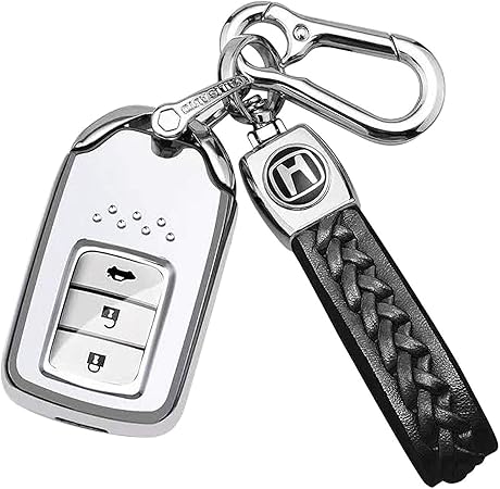 Amazon Honda ホンダ キーケース キーホルダー 最新進化版 スマート キーカバー キーケース 高級 Tpu 軽量 シリコン 完全フィット 360度フルプロテクション オシャレ 全方位 保護 ケース 傷 汚れ 落下 防止 フィットハイブリッド Vezel ヴェゼル ステップワゴン