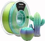 YUANEANG Silk Rainbow PLA 3D Filament 1KG 1.75mm Forest Green Gradient