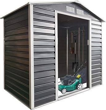 Amazon Com Metal Storage Shed Outdoor 7 X4 Outdoor Storage Cabinet Waterproof Outdoor Storage Shed For Garden Backyard Patio Tools Home Improvement