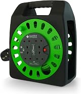 Desiretech 18m 4-Socket Extension Lead Heavy Duty Cable Reel 13A 4-Way