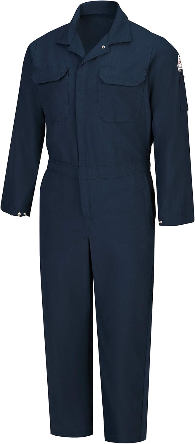 Bulwark Men's Flame Resistant 4.5 oz Nomex IIIA Premium Coverall: Clothing