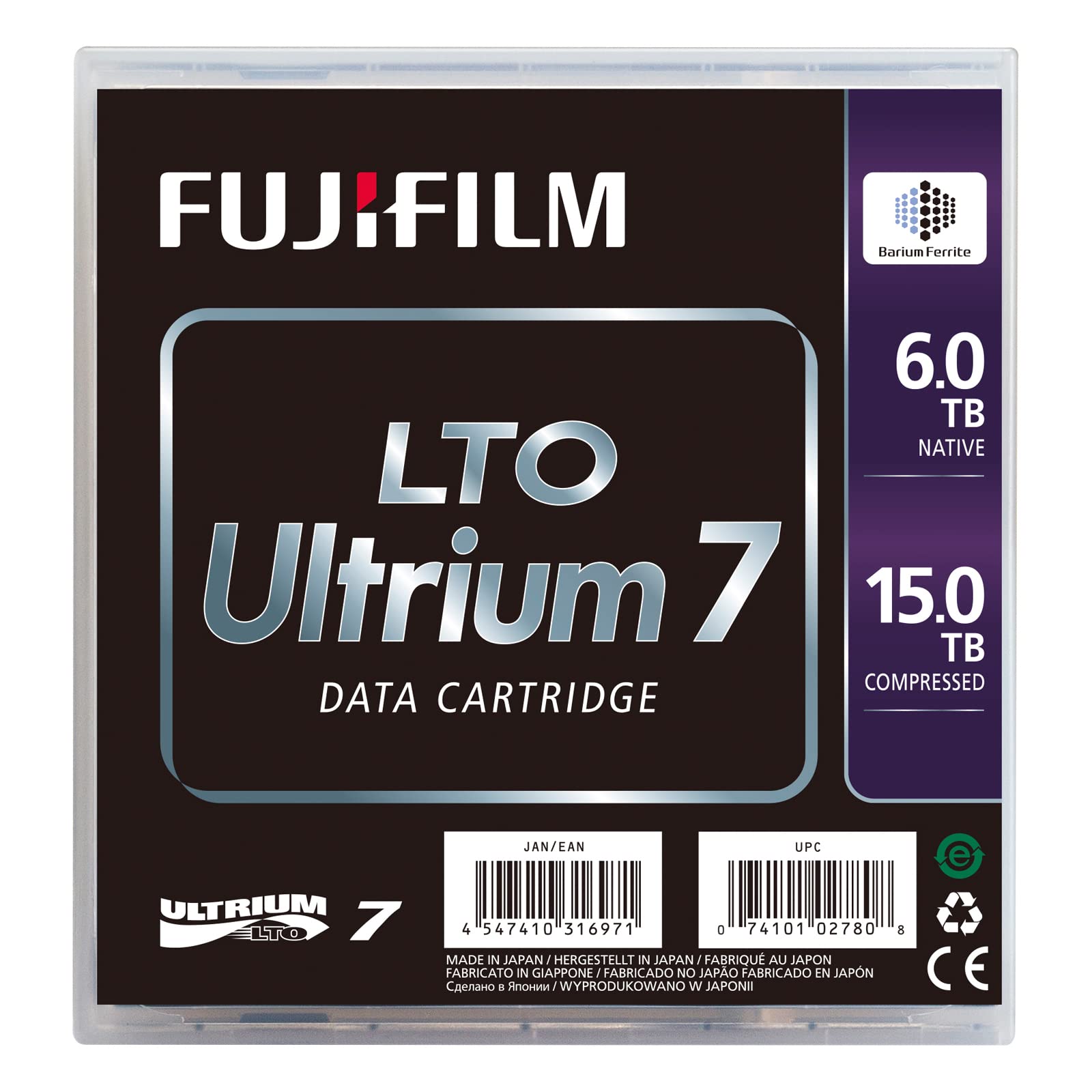 Fujifilm Fuji 16456574 Ultrium 7 – 6Tb/15TB Silver