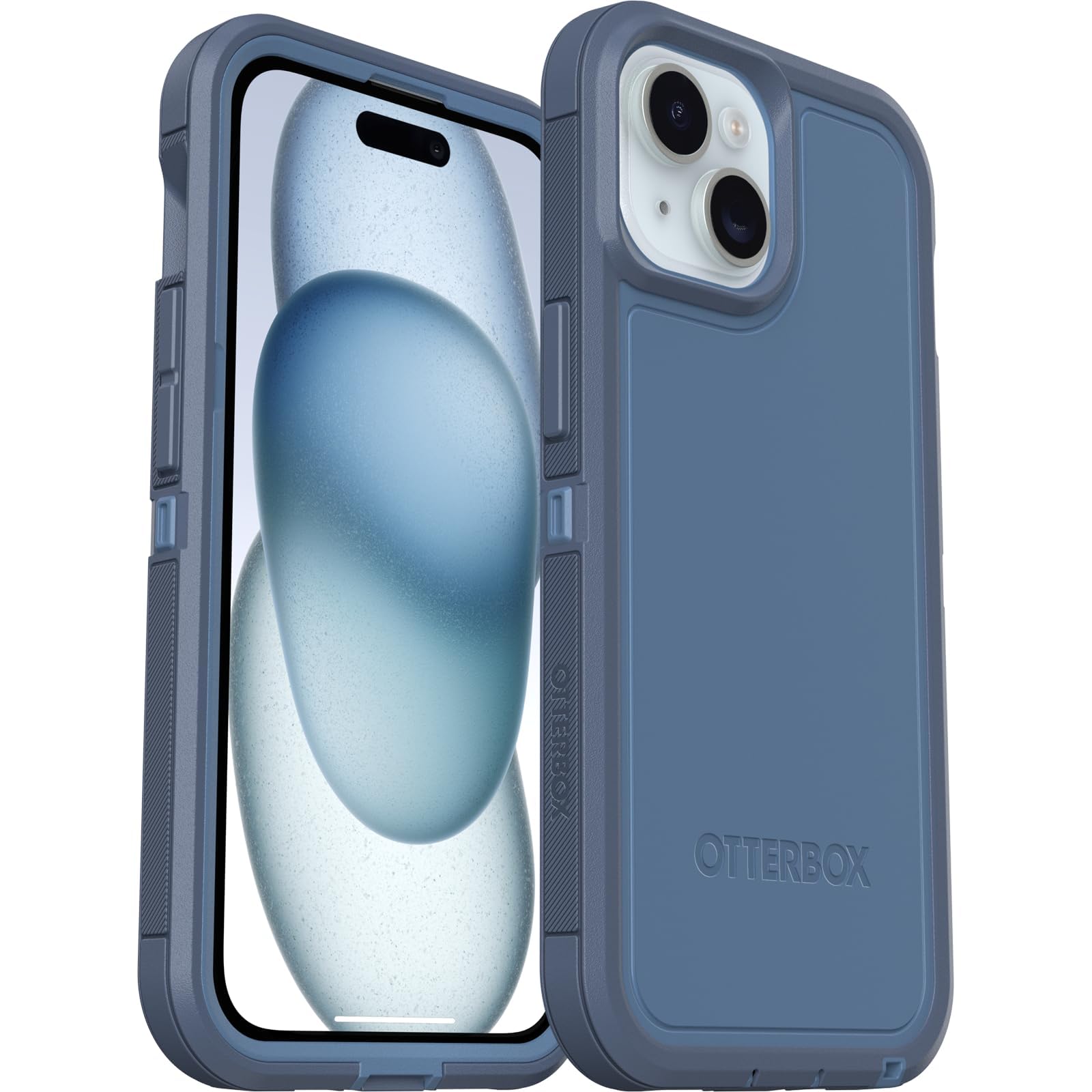 OtterBox iPhone 15, 14, 13, iPhone 17e, 16e Case - Defender Series XT - Built-in MagSafe - Rugged - Port Protection - Lanyard Attachment - Non-Retail Packaging - Blue