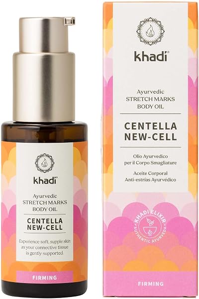 Khadi NEW-CELL Ayurvedic Elixir Skin Body Oil 50ml Natural Vegan Firm Elasticity