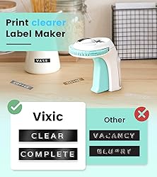Embossing Label Maker with 10 Tapes, Vixic Omega S