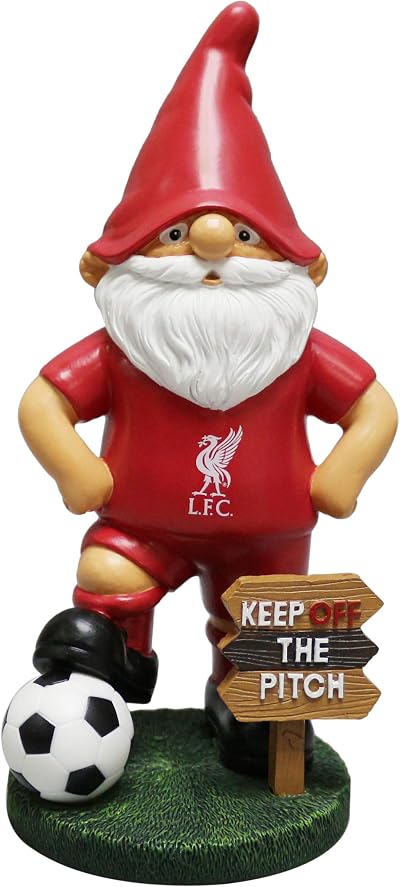 FOCO Liverpool FC Keep Off The Pitch Gnome Officially Licensed