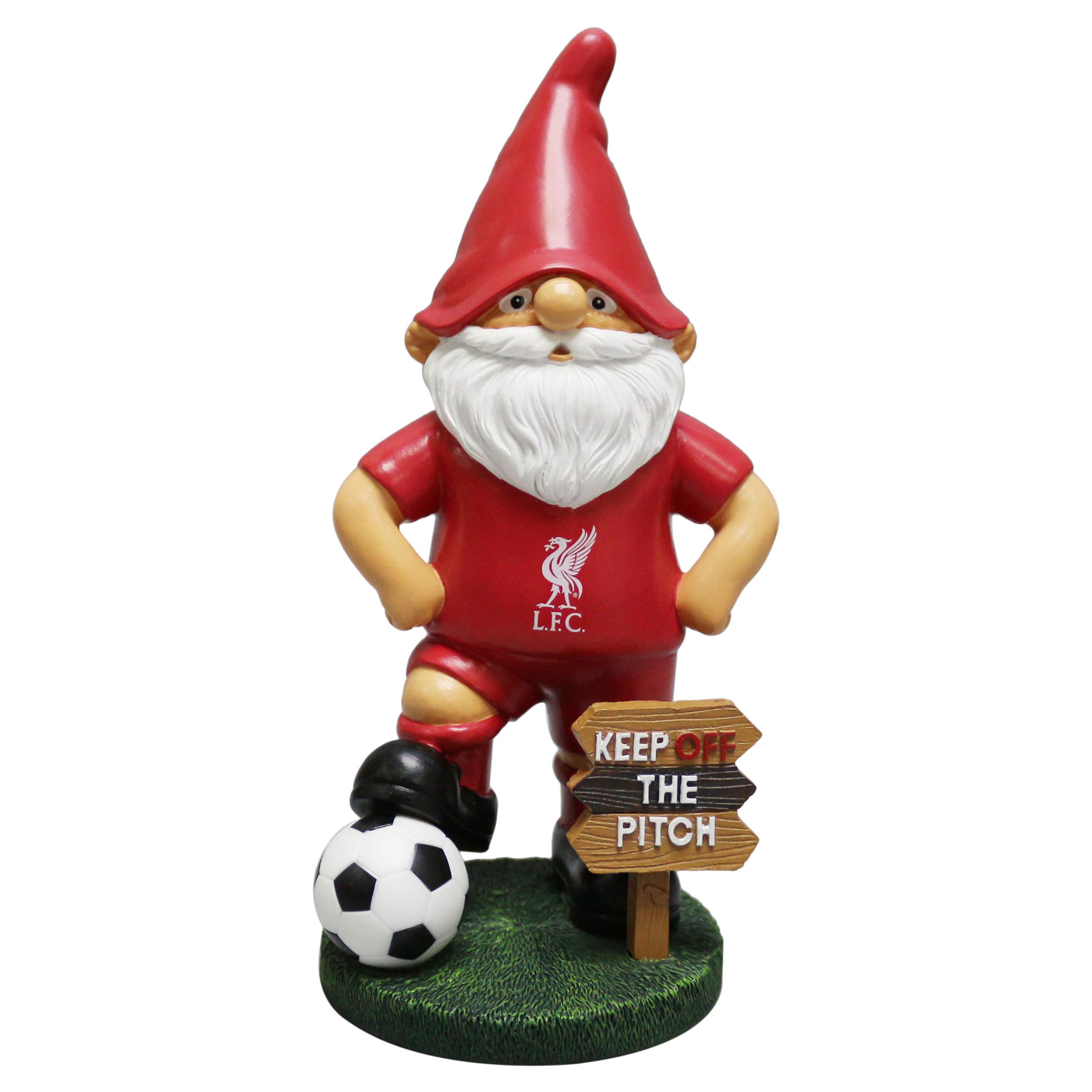 FOCO Officially Licensed Liverpool FC Keep Off The Pitch Gnome