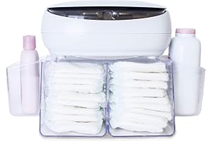 Prince Lionheart EVO Warmies Wipes Warmer Kit, Includes 1 everFRESH Pillow and 1 Dresser Top Diaper Depot
