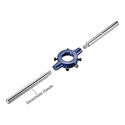 uxcell Round Die Stock Handle Wrench Set, 3/8-24