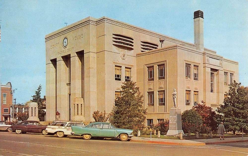 Princeton Kentucky Caldwell Court House Street View Vintage Postcard K55611 at Amazon's