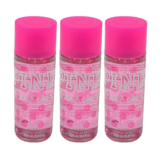 Victoria's Secret Pink Fresh & Clean Body Mist Lot of 3