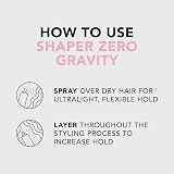 Sebastian Professional Shaper Zero Gravity Hairspray 300ml Lightweight Flexible view 3