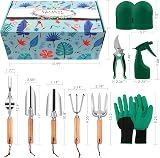 YAUNGEL Gardening Tools Set with Tote Bag 10 Pieces Garden Kit view 6